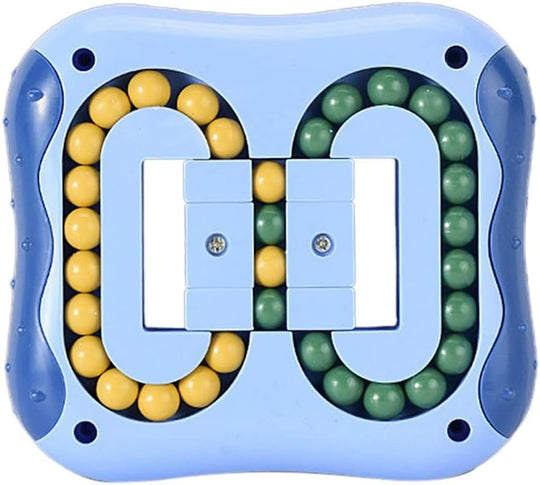 Magic Bean Cube Toys Rotating Decompression Square Small Beads Magic Cube Children's 3D Puzzle Fidget Toys (10 Pack)