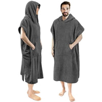 Changing Robe with Hood Quick Dry Microfiber Wetsuit Changing Towel with Pocket for Surfing Men Women(10 Pack)