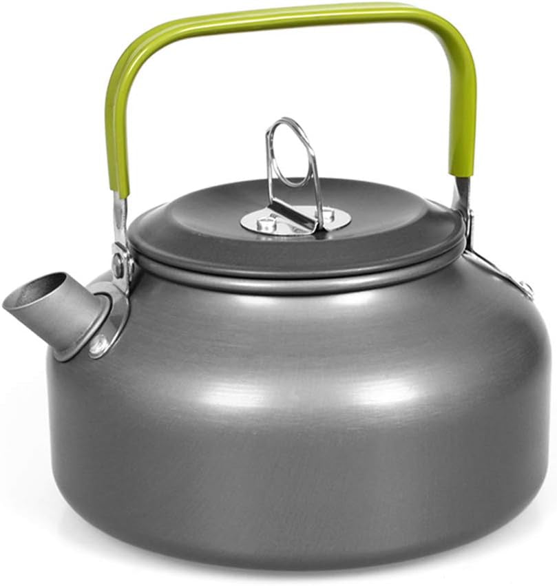 Outdoor Camping Kettle, Aluminum Alloy Tea Kettle with Carrying Bag, C – VIGOR MARKET