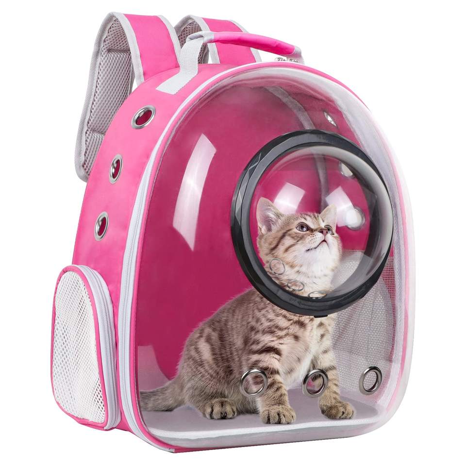 Space Capsule Bubble Cat Backpack Carrier, Pet Carrier Backpack