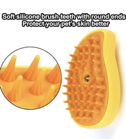 Self Cleaning Cat Steamy Brush for Massage Grooming Removing Tangled Loose Hair