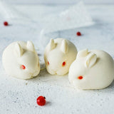 Silicone Mousse Cake Mold Bunny Piggy Baking Tray Dessert Mold Pastry(2 Pcs)(Bulk 3 Sets)