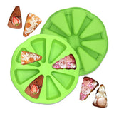 Silicone DIY Baking Molds Large 8 Cavity Silicone Scone Pan/Cakes Slices Mold/Triangle Cavity Cake Pan Pizza Slices Pan,Cornbread Mold And Soap Mould