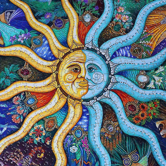 Zodiac Horoscope Puzzle Toys Collection DIY Constellation 1000 PiecesJigsaw Paper Puzzles Educational Toy(Bulk 3 Sets)