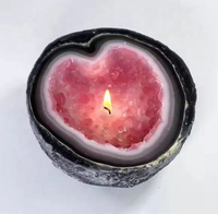 Crystal cave Candle Holder Crystal cave is Made of Vintage Resin Crafts Applicable Home Tabletop Ornaments Candlelight