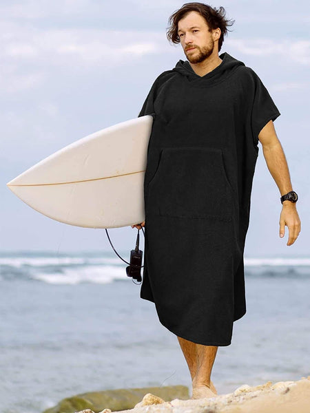 Changing Robe with Hood Quick Dry Microfiber Wetsuit Changing Towel with Pocket for Surfing Men Women(10 Pack)
