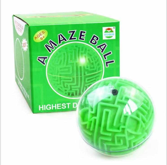 Gravity Cube Maze Ball Memory Sequential Ball Maze Puzzle Toy Gifts for Kids Teens Students Adults Carnival, Educational Challenges Brain Teasers Puzzle Game(Bulk 3 Sets)