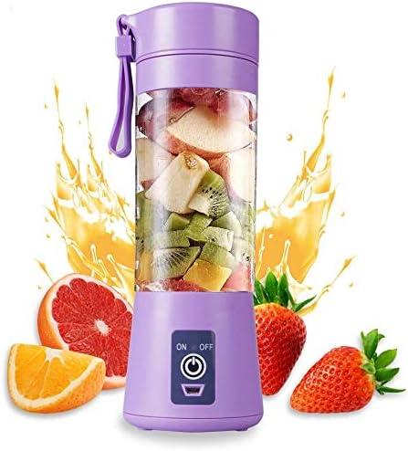 Personal Mixer Fruit Ice Crushing Rechargeable with USB, Mini Blender for Smoothie, Fruit Juice, Milk Shakes