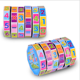 Math Learning magic number square Plastic Creative Mathematical Digital Cube Toy For kids(Bulk 3 Sets)