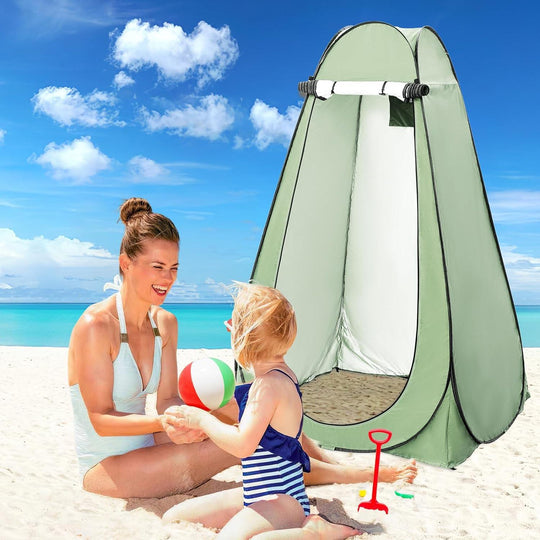 Privacy Tent Portable Changing Room Shower Tent for Camping Privacy Shelters Outdoor Camp Toilet Foldable Sun Shelter Rain Shelter with Carry Bag for Camping Hiking Picnic Fishing Beach
