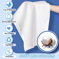 High Quality Cotton Compressed Towel Tablets Travel Towels Disposable Large Reusable(10 Pack)