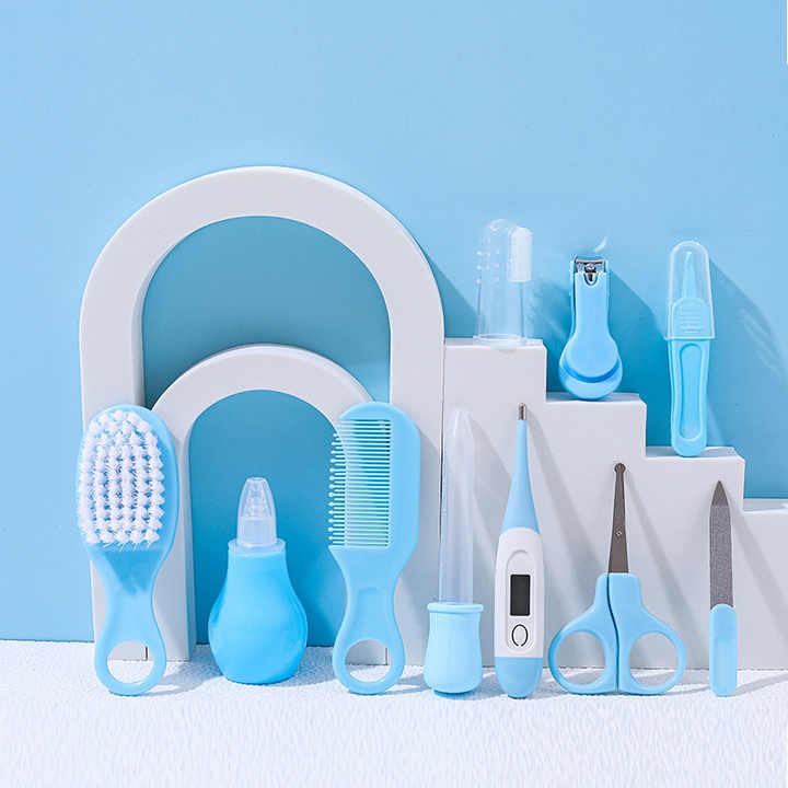 Bizzu Baby Grooming Kit, Includes Baby Brush, Baby Comb, Nail Files, Nail Clippers