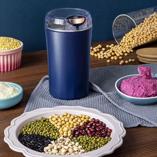 Spice Grinder One-touch Push-Button Stainless Steel Grindin