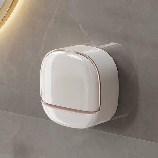 Adhesive Soap Holder for Shower Wall with Drainage Box