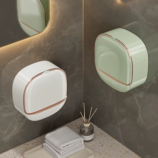Adhesive Soap Holder for Shower Wall with Drainage Box