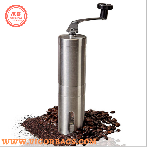 Portable Hand Coffee Bean Grinder Adjustable Knob Settings Amazon.com: Mini Manual Coffee Grinder with 40 Adjustable  main image 2