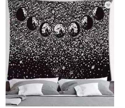 yoga Meditation Wall Hanging Boho Studio Room Decoration Spiritual Gift Art Home Bedroom Decor Living Room Divider Door Curtain Balcony - MOQ 5 Pcs