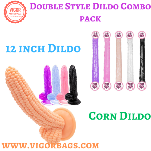 Double Style Dildo Combo pack(Bulk 3 Sets)  VIGOR MARKET