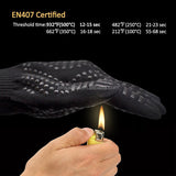 BBQ Grill Gloves Cut & 932°F Heat Resistant Gloves - MOQ 5 PCS