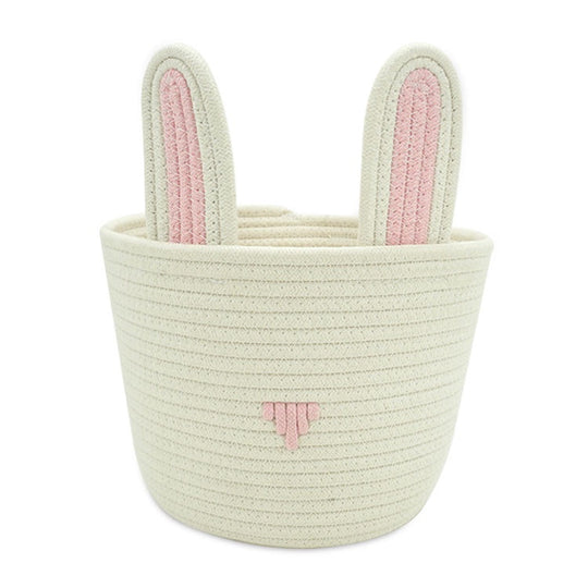 Closet Storage Rabbit Bins Desk Basket Organizer Baby Nursery(Bulk 3 Sets)