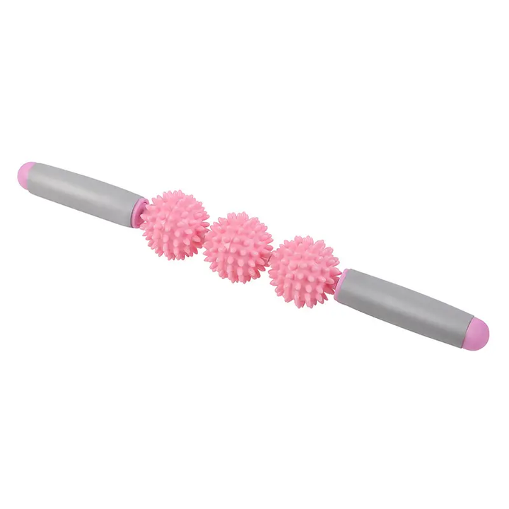 Cellulite and Sore Muscles 3 Balls Version - Neck, Leg, Back, Body Roller Deep Tissue Massage Stick Tools