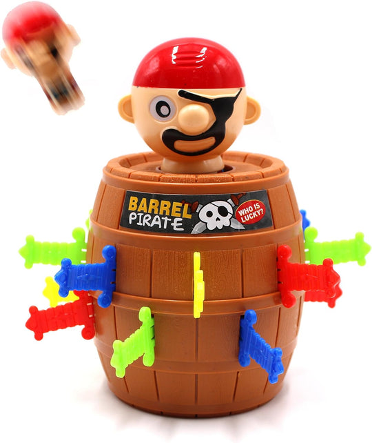 Pirate Barrel Game Pirate Funny Barrel Novelty Toy Bucket Lucky