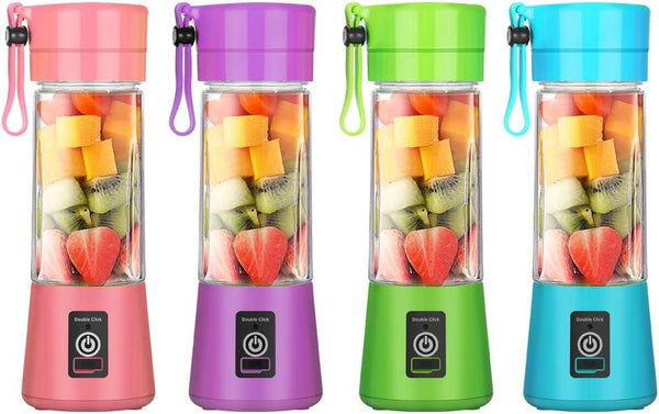 Personal Mixer Fruit Ice Crushing Rechargeable with USB, Mini Blender for Smoothie, Fruit Juice, Milk Shakes(Bulk 3 Sets)