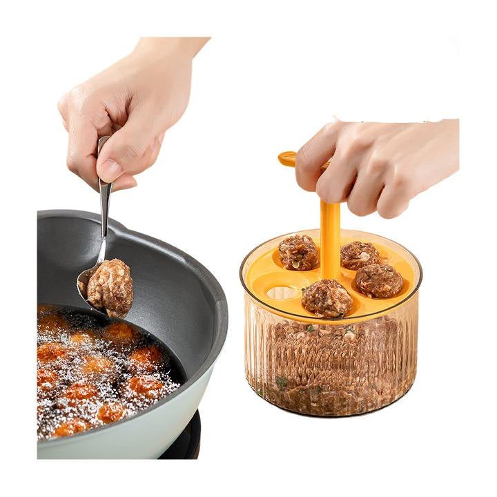 Fishballs, Shrimp Balls, With Lid for Storing Meat Filling(10 Pack)