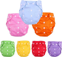 Baby Summer or winter Cloth Diapers Cover Adjustable Reusable Washable Nappies(10 Pack)