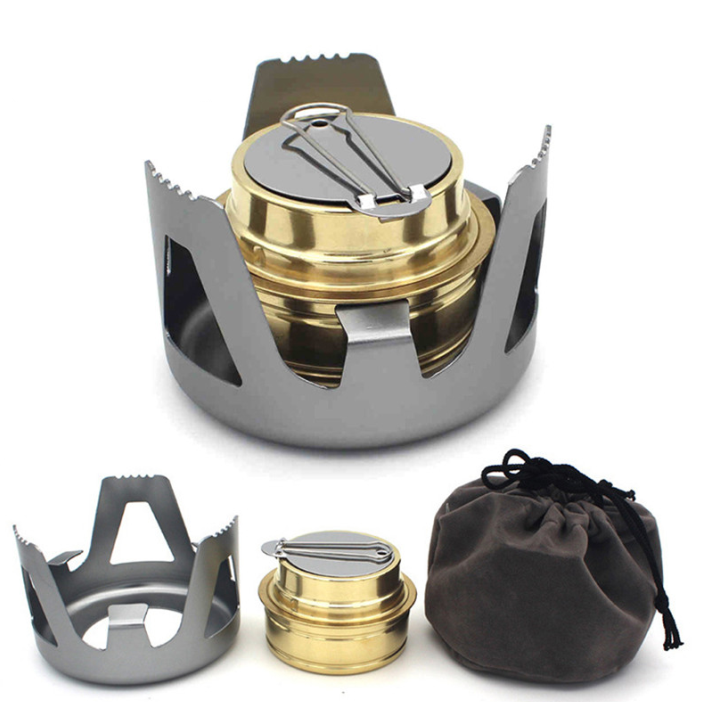 Mini Alcohol Stove for Outdoors Backpacking Lightweight Portable Camping Backpacking (10 Pack)