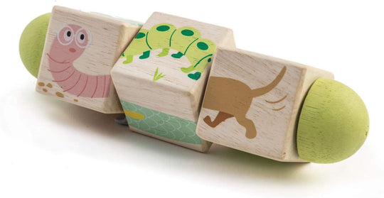 Strategic Thinking Baby Blocks STEM Wooden Educational Twisting Toy (10 Pack)