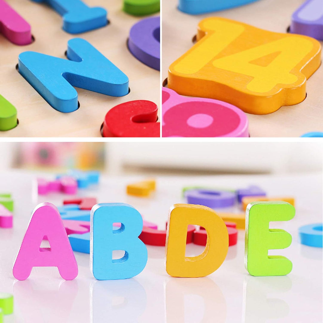 Preschool Learning Toys for Kids, Educational Name Puzzle Gift for Boys and Girls Wooden Puzzles