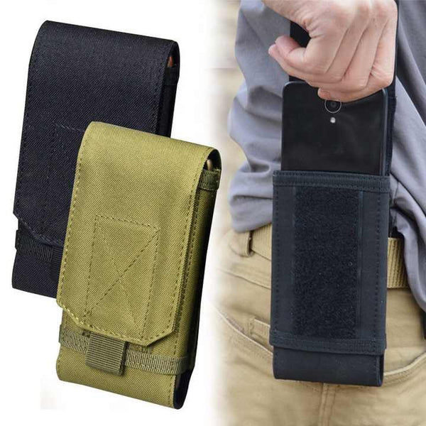 Tactical Molle Phone Case Bag Cover Loop Belt Holster Pouch Compatible with iPhone 14 Plus/14 Pro Max/14 Pro/13 Pro Max/13 Pro/13/12 Pro Max/11 Pro Max/Xs Max (Bulk 3 Sets)