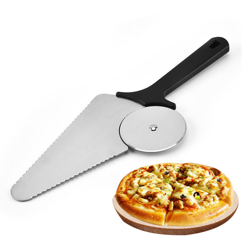 Pizza Cutter and Server Slicer & Pizza Slicer with Protective Blade Guard Combo Pack - MOQ 10 Pcs