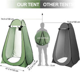 Privacy Tent Portable Changing Room Shower Tent for Camping Privacy Shelters Outdoor Camp Toilet Foldable Sun Shelter Rain Shelter with Carry Bag for Camping Hiking Picnic Fishing Beach