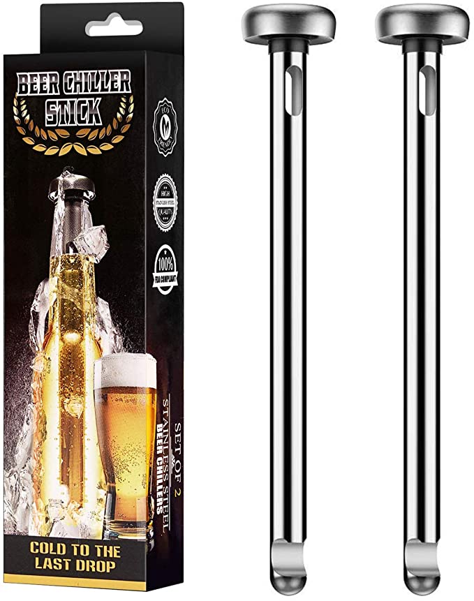 Steel Cooling Chillers & Steel Bottle Cooler Stick Combo Pack