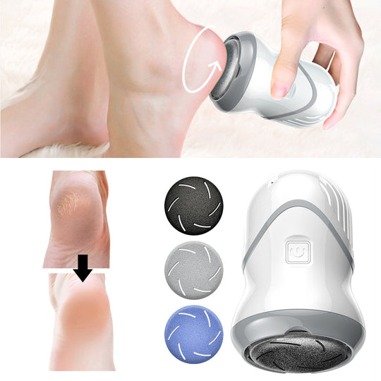 High Quality Callus remover Electric Rechargeable Foot Scrubber Pedicure Tools for Removing Dead Skin(Bulk 3 Sets)