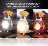 High Quality Pocket Flashlight Keychain, COB & LED Work Light(Bulk 3 Sets)