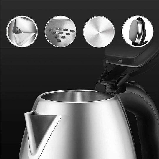 Electric Kettle 2L Hot Water Kettle Stainless Fast Boil for Beverages