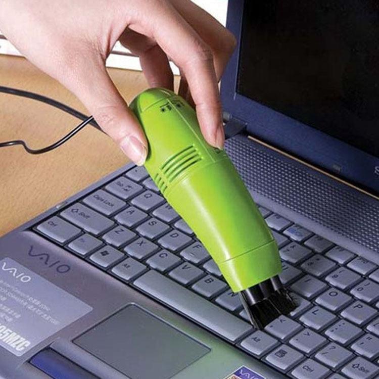 Miniature USB Cleaner with Smooth Dust Brush Suction Holes