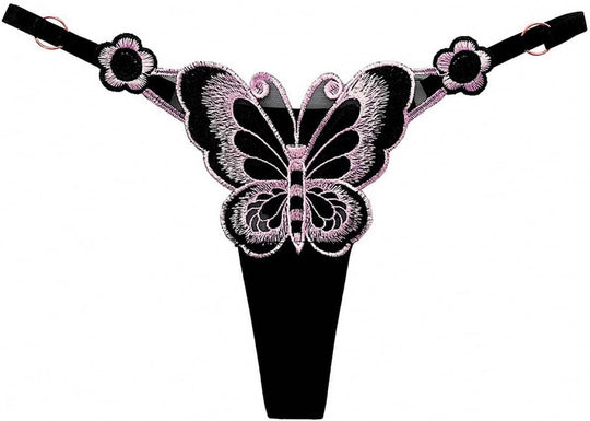 Premium Quality Transparent Lace Thongs Butterfly Accessories G String Women Underwear(10 Pack)