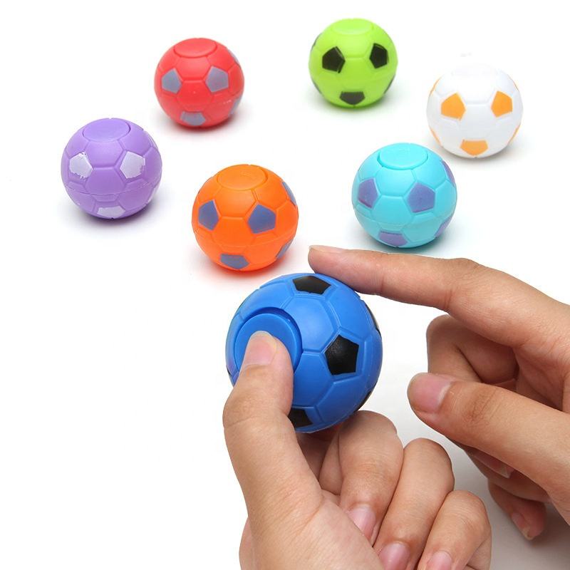 Fidget Spinner Balls Fidget Toys Mini Soccer Ball toy Plastic Football Hand Spinners Balls Toys(10 Pack)