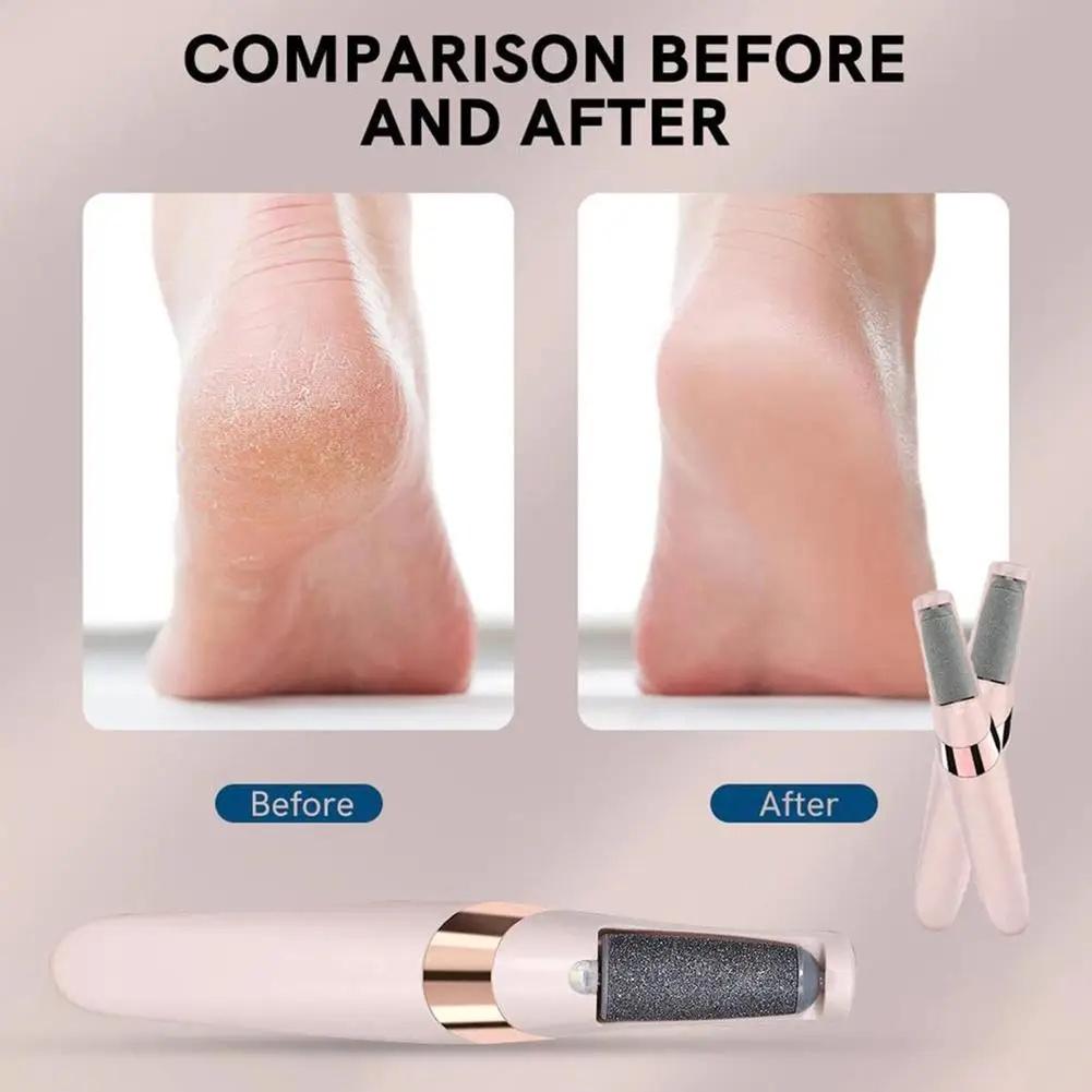 Foot Grinder Professional Electric Pedicure Tool USB Rechargeable File Callus Remover Body Exfoliator Heel Grinding Roller