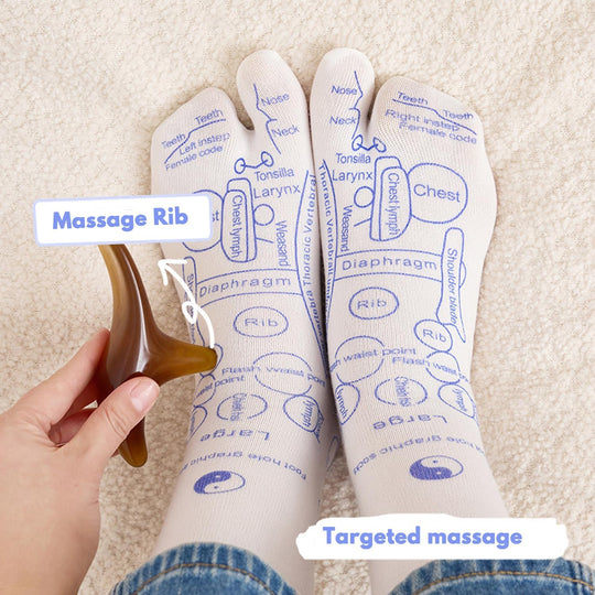 Reflexology Socks with Tools, Acupressure Reflexology Socks Massage