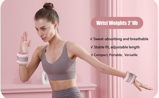 Wearable Ankle wrist, Legs and Arm Weights comfortable fitness yoga weightlifting