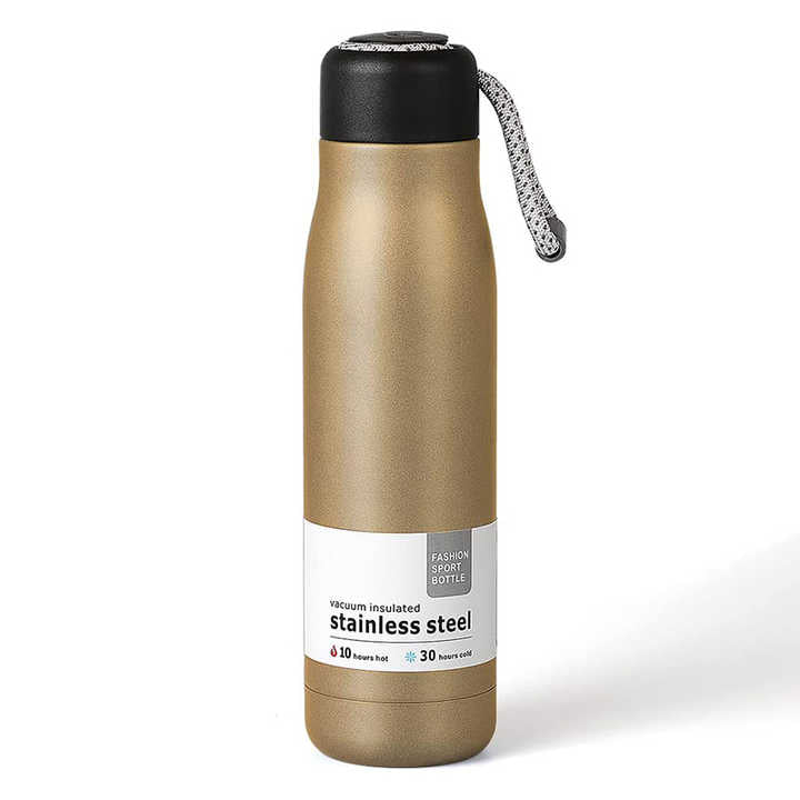 Thermal Flask Water Bottles With Lid Handle Stainless Steel Double Walled Vacuum Insulated personal use