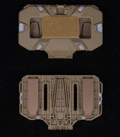 Navigation Board Chest Mount Foldable Tactical Vest Chest Rig Phone Holder, Molle Plate Carrier Pouch(Bulk 3 Sets)