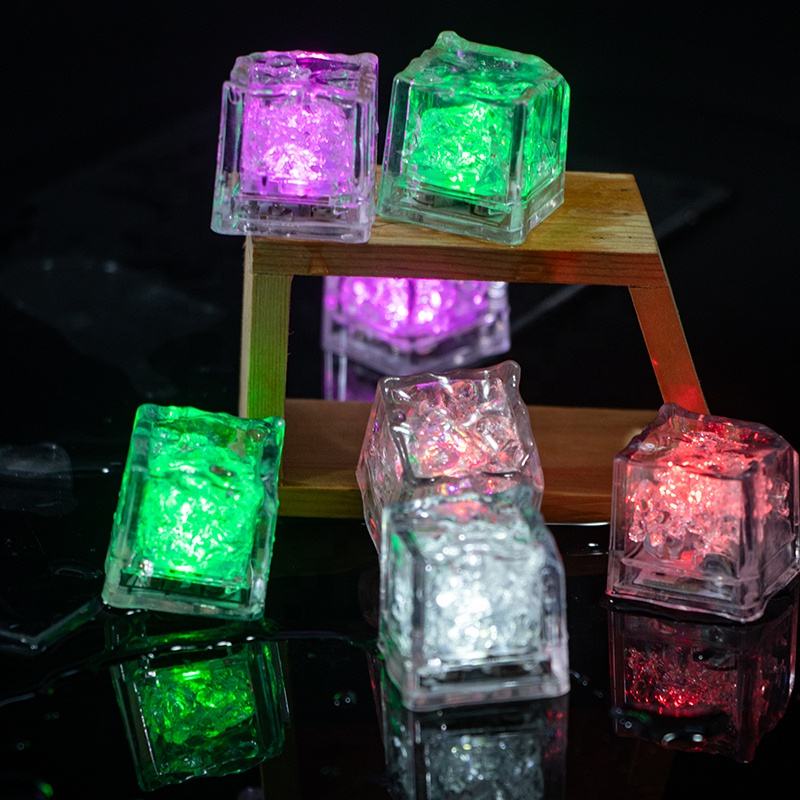 Flashing Glow in The Dark , Liquid Activated Battery Operated for Club Bar Party Wedding Decor Christmas Gifts(Bulk 3 Sets)