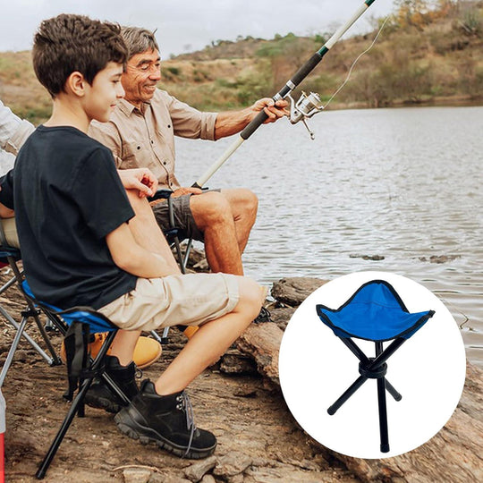 Portable Folding Camping Stool Outdoor Travel Beach Picnic Hiking Fishing Chair Ultralight Collapsible Seat(10 Pack)