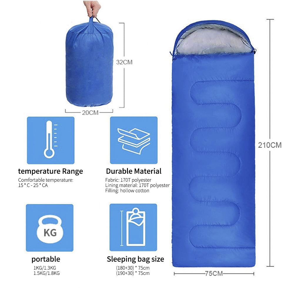 Sleeping Bags for Adults Teens Kids with Compression Sack Portable and Lightweight